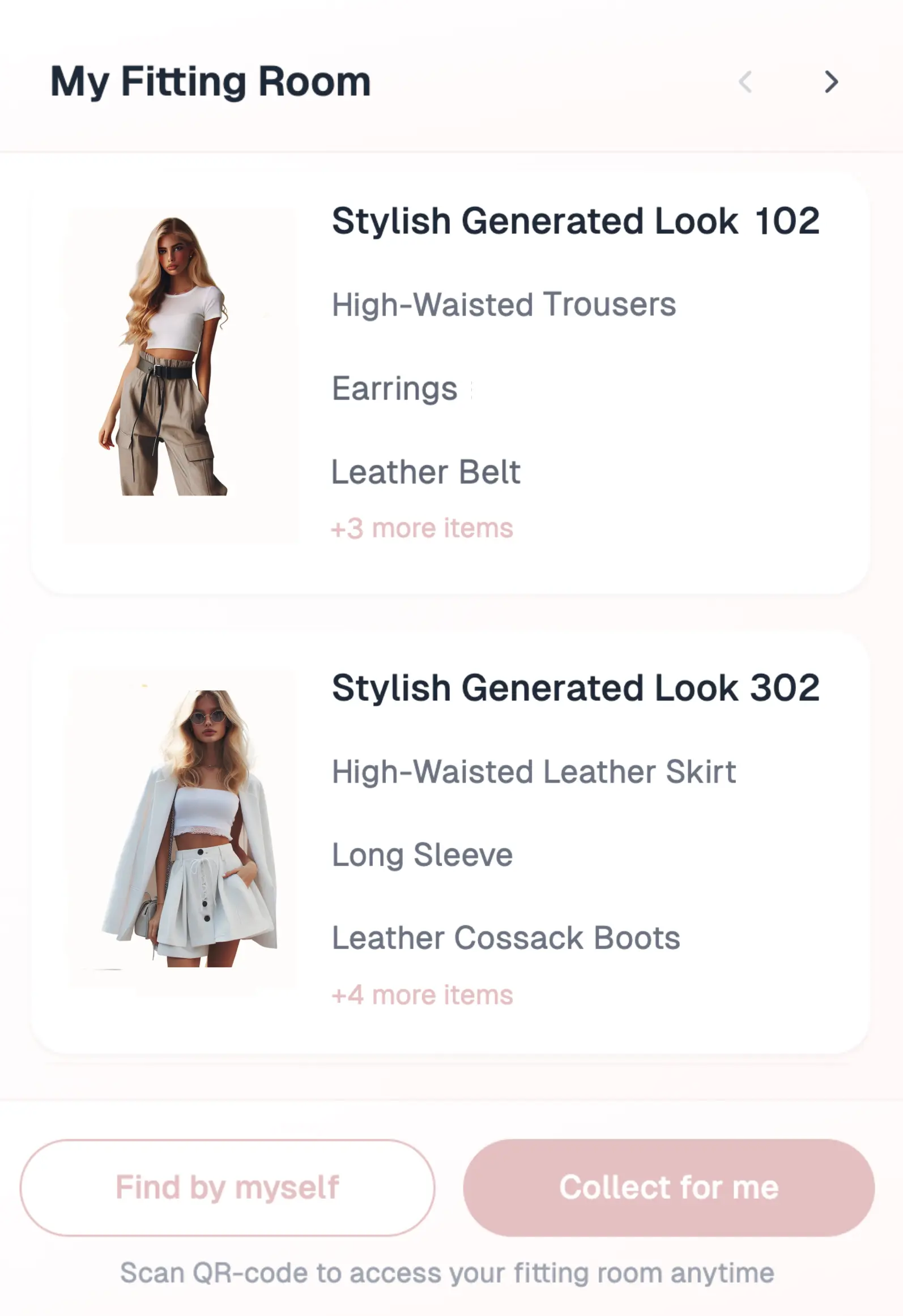 Convert step 2: Smart Fitting Room